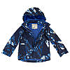 Куртка Sotfshell для хлопчиків Huppa Jamie темно-синій з принтом,  122 (18010000-82486-122), фото 4