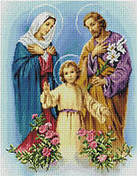 Набор алмазной мозаики Святая семья Рождество 40х50 см / Алмазная мозаика Иисус