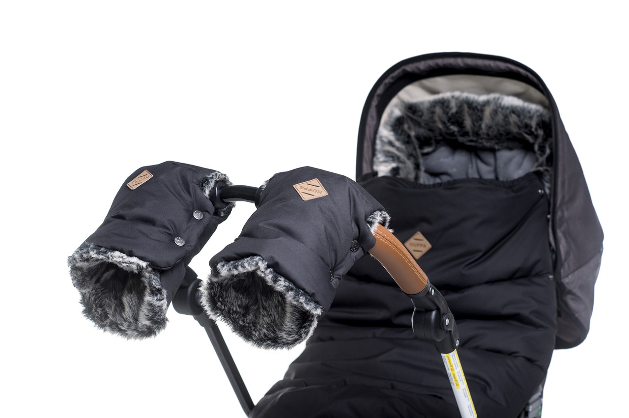 Рукавиці - муфта для візочка Huppa Gluuv чорний, р.One size (81750020-00009-000)
