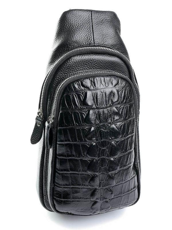 Чоловича шкиряна сумка 616 Black.Музькі сумки-планшети гуртом і в роздріб в Україні.