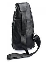 Чоловича шкиряна сумка 616 Black.Музькі сумки-планшети гуртом і в роздріб в Україні., фото 3