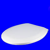 Сидіння для унітаза з планкою, 369х464 мм. "Креплення за осями 15-16 см", фото 5