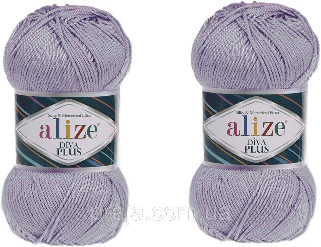 Alize Diva Plus - 527 світло сірий, фото 1