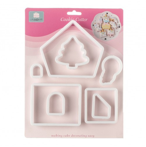 Набір пластикових вирубок Пряниковий будиночок, фото 1