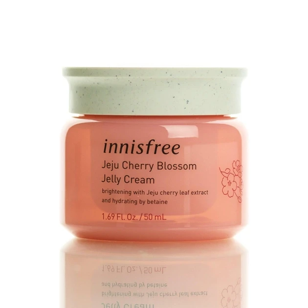 Легкий гель-крем для яскравості шкіри Innisfree Jeju Cherry Blossom Jelly Cream 50 мл