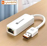 Сетевой адаптер USB, проводной сетевой адаптер,  Адаптер YHEMI USB 3.0 RJ45 Gigabit Ethernet Adapter