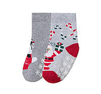 Дитячі термошкарпетки махрові теплі новорічні святкові різдвяні санта клаус олень ведмідь 27 28 29 30