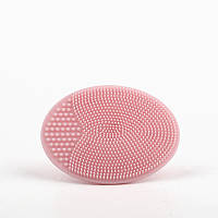 Силиконовая щетка для умывания и очищения кожи лица (цвет #05 Розовый, 120-05BC)