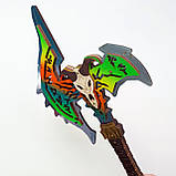 Дерев'яна іграшкова сокира "Shadow Mourne" (Ultra Chrome), іграшкова зброя, фото 3