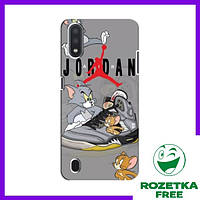 Чехол с принтом Air Jordan для Samsung Galaxy A01 / Air Jordan Чехлы на Самсунг Гелекси А01