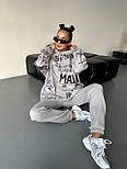 Спортивний якісний костюм з надписами, фото 2