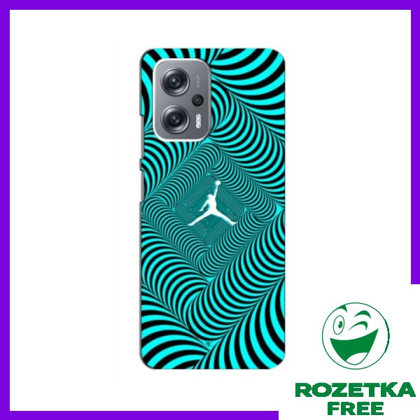 Чехол с картинкой Джордан для Xiaomi Redmi Note 12s / Лого Джордан на ...