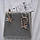 Дитячі срібні сережки в позолоті Ніжно Блакитний камінчик, фото 8
