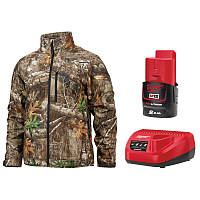Акумуляторна куртка з підігрівом Milwaukee HJCAMO6-201 камуфляж + АКБ і ЗП