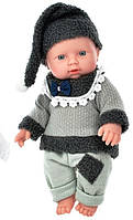 Пупс у теплому костюмі 2 різновиди, у пакеті 19-40-9 см