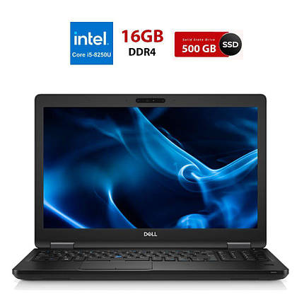 Ноутбук Dell Latitude 5590/ 15.6" (1920x1080)/ Core i5-8250U/ 16 GB RAM/ 500 GB SSD/ UHD 620, фото 1