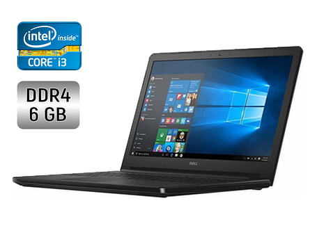 Ноутбук Б-клас Dell Inspiron 5566/ 15.6" (1366x768) Сенсорний/ Core i3-7100U/ 6 GB RAM/ 240 GB SSD/ HD 620, фото 1