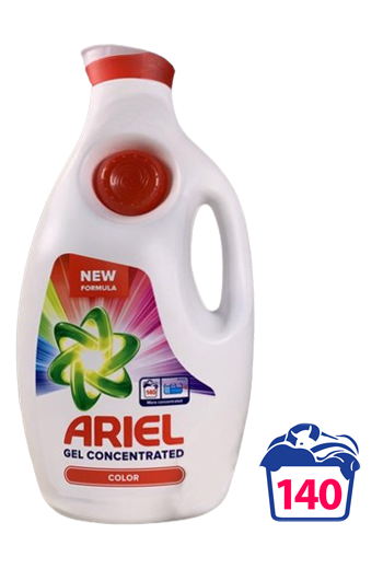 Гель концентрат  для прання Ariel Gel Concentrated Color 6,3 л 140 прань Аріель для кольорового