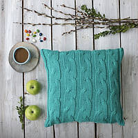 Подушка в'язана Vividzone РОМАНТИК 40*40 м`ята