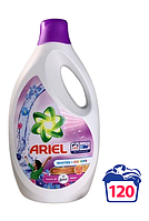 Гель концентрат для стирки Ariel White + Colors 3D Touch of Fresh Lenor 6,0 л 120 стирок Ариэль прикосновение