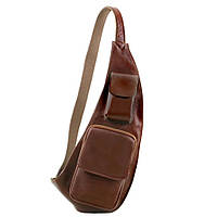 Кожаный рюкзак для досуга через плече Tuscany Leather TL141352 (Коричневый)