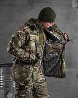 Тактический зимний костюм SOLOMON на Omni-Heat мультикам Военный костюм куртка комбинезон на Тинсулейте M