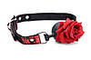 Кляп Master Series Eye-Catching Ball Gag With Rose (м'ята упаковка!!), фото 4