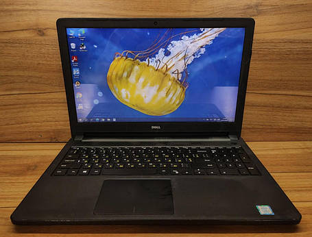 Б/в Ноутбук Б-клас Dell Inspiron 5566 15.6" 1366x768 Сенсорний| Core i3-7100U| 6 GB RAM| 240 GB SSD| HD 620, фото 1