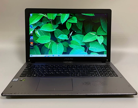 Б/в Ігровий ноутбук Б-клас Asus X550V 15.6" 1366x768| Core i7-7700HQ| 16 GB RAM| 512 GB SSD| GeForce GTX 950M 2GB, фото 1