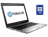 Ультрабук Б-класс HP ProBook 430 G4 / 13.3" (1366x768) TN / Intel Core i3-7100U (2 (4) ядра по | всё для