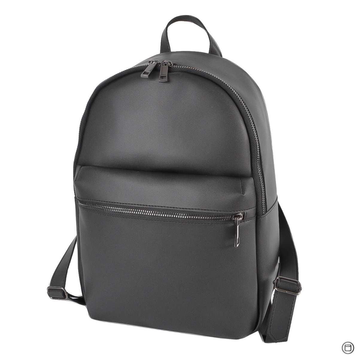 ЧОРНИЙ матовий — великий якісний фабричний рюкзак, школа, інститут (Луцьк, 691) 4626001, фото 1