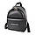 ЧОРНИЙ — якісний, фабричний, заокруглений рюкзак із металевою фурнітурою, з кишенею спереду (Луцьк, 779) 5012575, фото 6