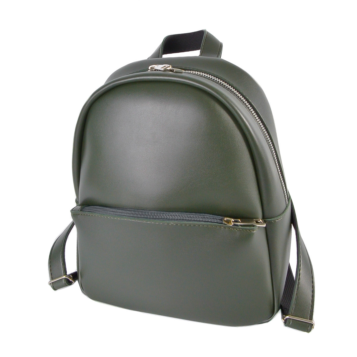 ТЕМНО-ЗЕЛЕНИЙ — якісний універсальний фабричний рюкзак на блискавці (Луцьк, 777) 4626005