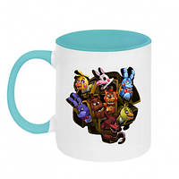 Кружка двухцветная 320ml Five Nights At Freddy's monsters