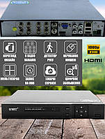 Відеореєстратор для відеоспостереження та керування камерами DVR 8 канальний UKC 1208 AHD