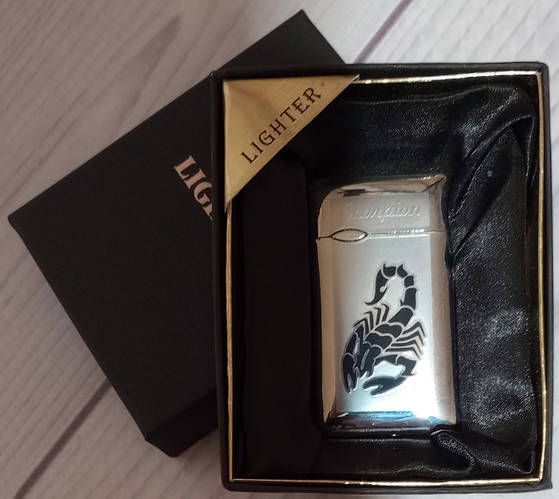 Зажигалка подарочная Skorpion LIGHTER (Турбо пламя ) D187 (ID ...