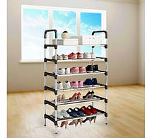 Полиця для взуття Shoe Rack 6 полиць GS-8068 YU227, фото 6