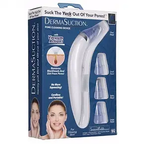 Вакуумний очищувач шкіри Derma Suction 8802 2 режими White YU227, фото 5