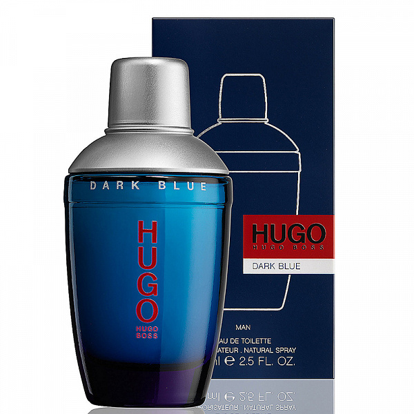 Туалетна вода Hugo Boss Hugo Dark Blue для чоловіків — edt 75 ml, фото 1