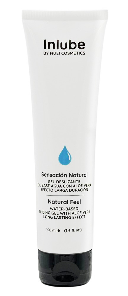 Лубрикант Inlube Water-Based Sliding-Gel Natural Feel від NUEI з алое вера (веганська) 100 мл