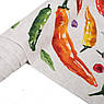 Ранер столовий з бавовни із зображенням перців "Чилі" Centrotex, фото 4
