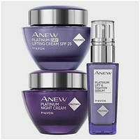 Avon засоби для догляду за шкірою обличчя 55+ anew ейвон