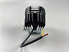 Фара LED квадратна 40W led chip CREE 2525 3D лінза 9-32V IP67 6000K з чіткою світловою межею, фото 6