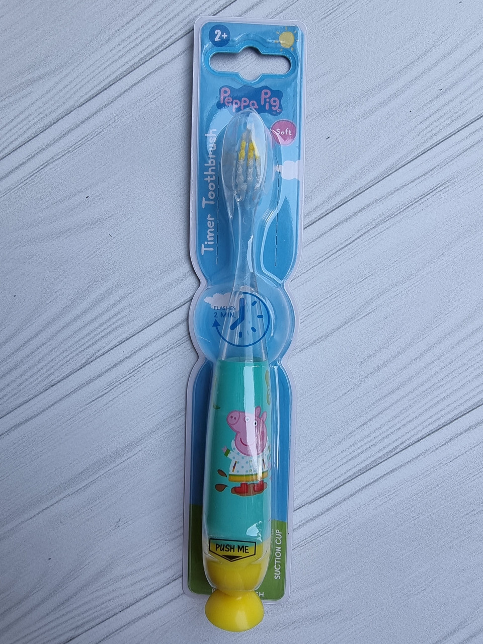 Зубна щітка з таймером 2+ Свинка Peppa