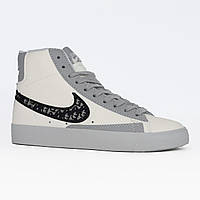 Кроссовки женские Nike Blazer Mid / Найк Блейзер мид серые / найки блайзер яркие крассовки кроссы