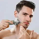 Потужний тример для стрижки волосся та бороди для дому Shuke SK8017 | Компактна машинка для стрижки, фото 3