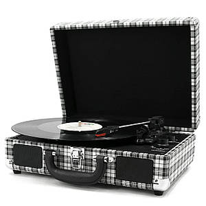 Вініловий програвач (грамофон) Victrola VSC 550BT Чорно-білий