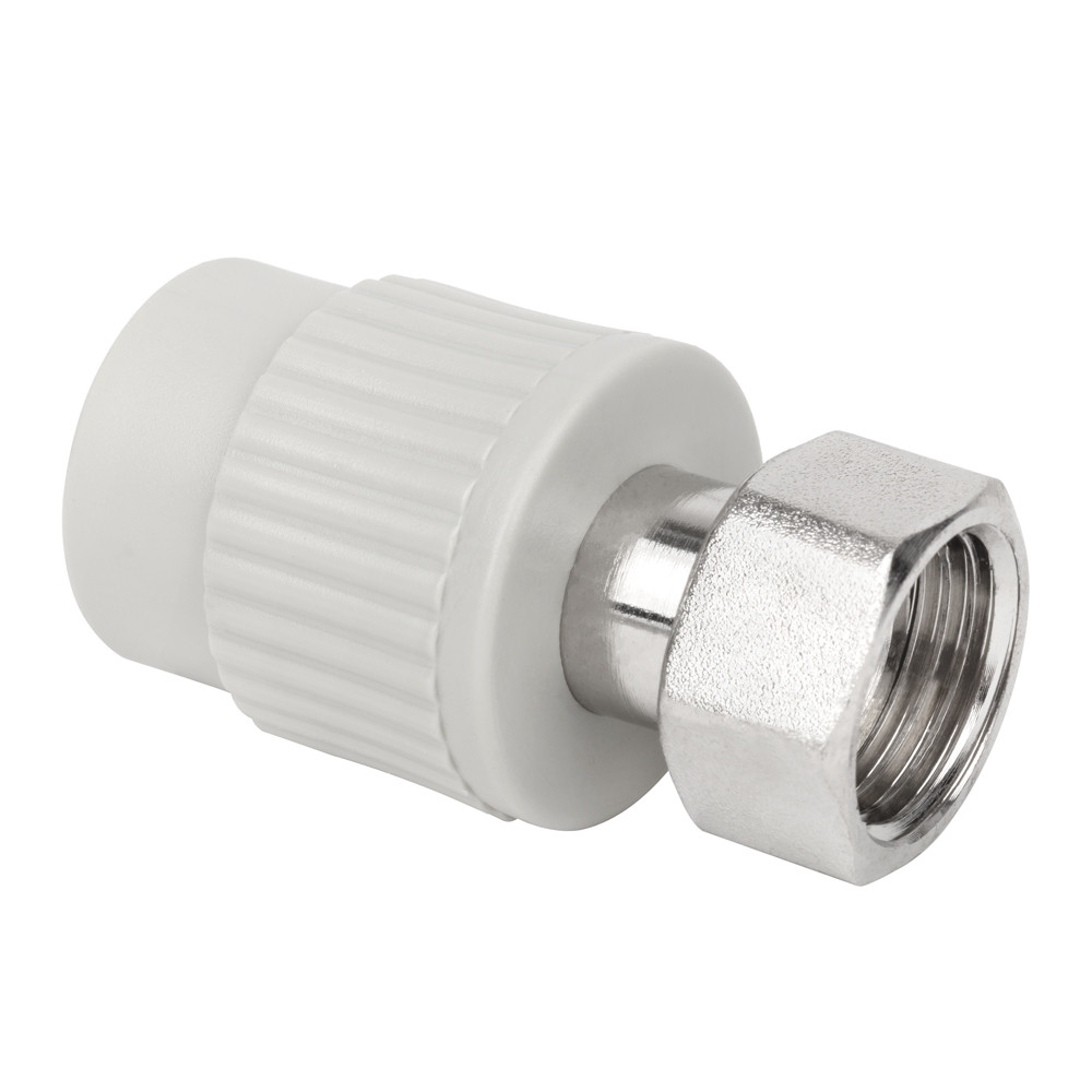 Муфта PP-r з накидною гайкою ITAL 32 мм х 1" з металевою вставкою, фото 1