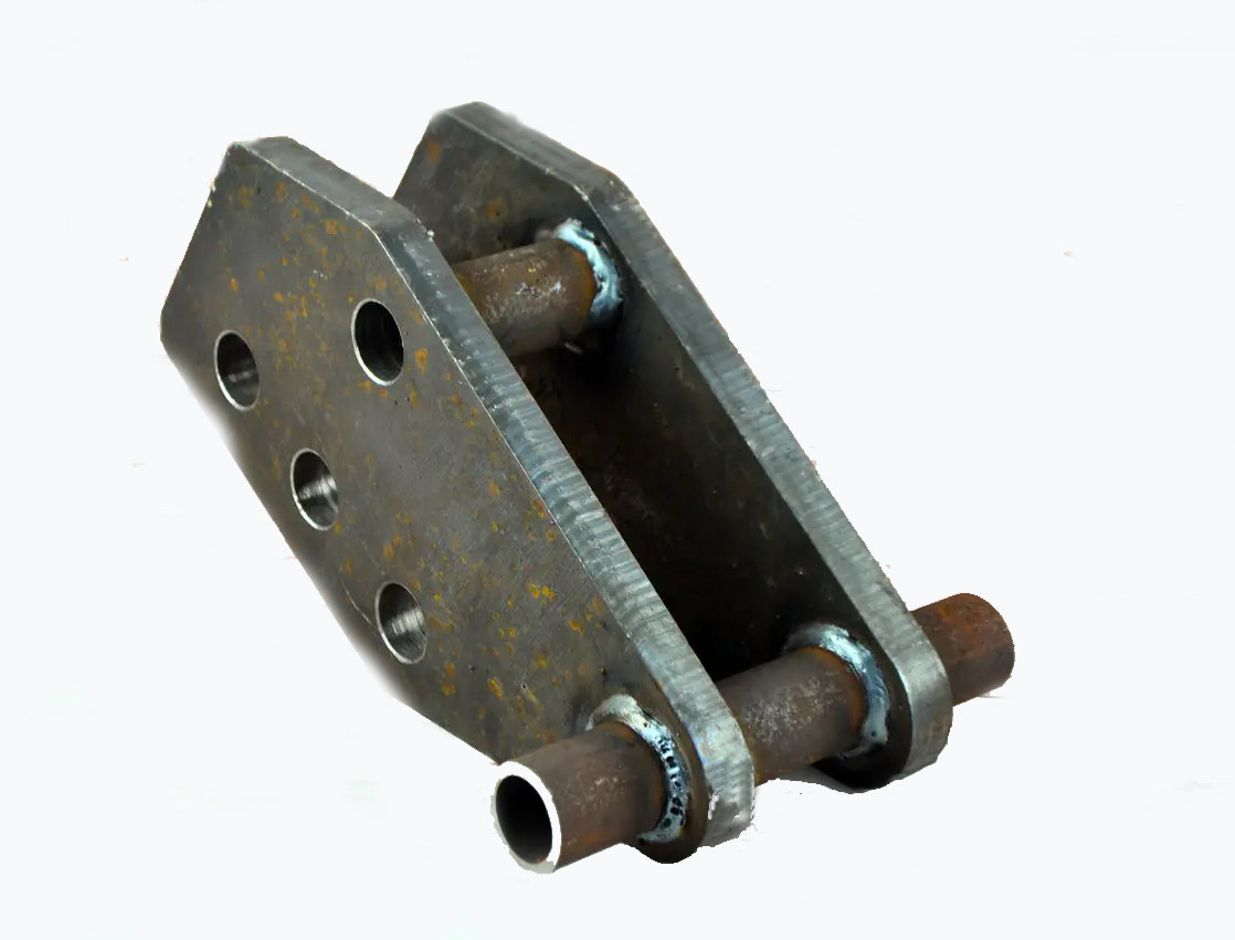Довантажувач пластини МТЗ, хутро.Сварний 16 мм на 3 відв. короткий, фото 1