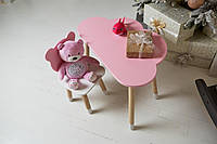 Детский столик и стульчик, деревянный столик со стулом, детский стол, детский столик, парта, опт, дроп